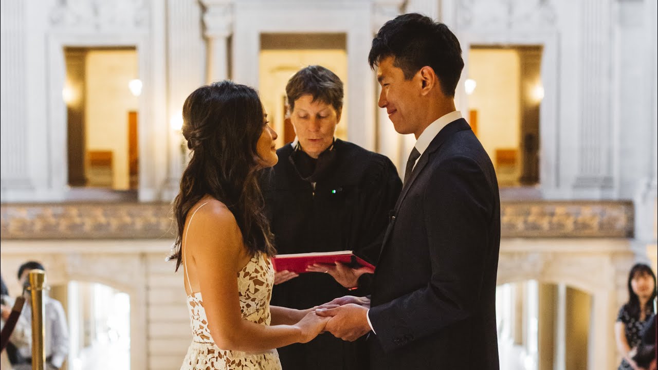 SF City Hall Civil Ceremony | Bonnie & Stanley