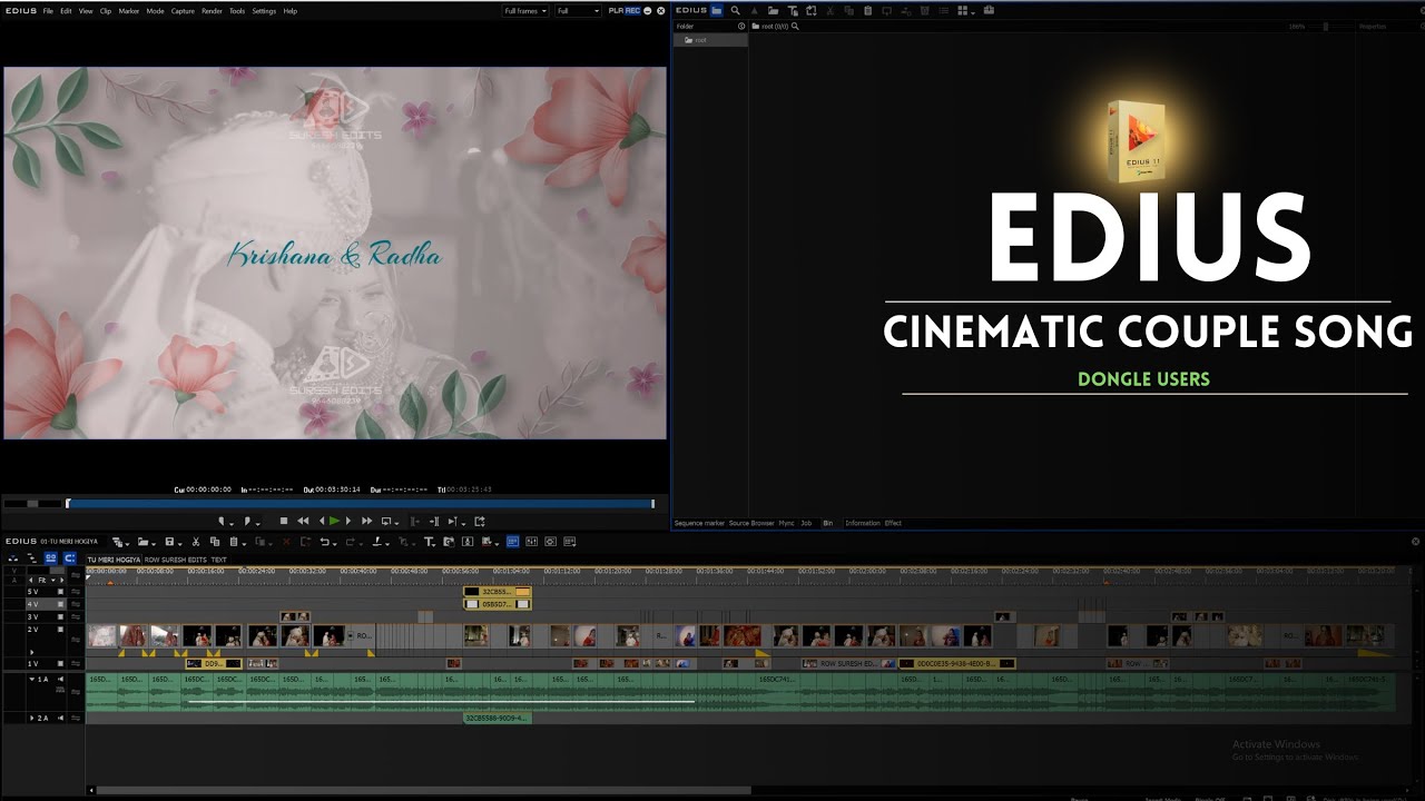 TU MERI HOGIYA EDIUS WEDDING COUPLE SONG PROJECT 2026 ||