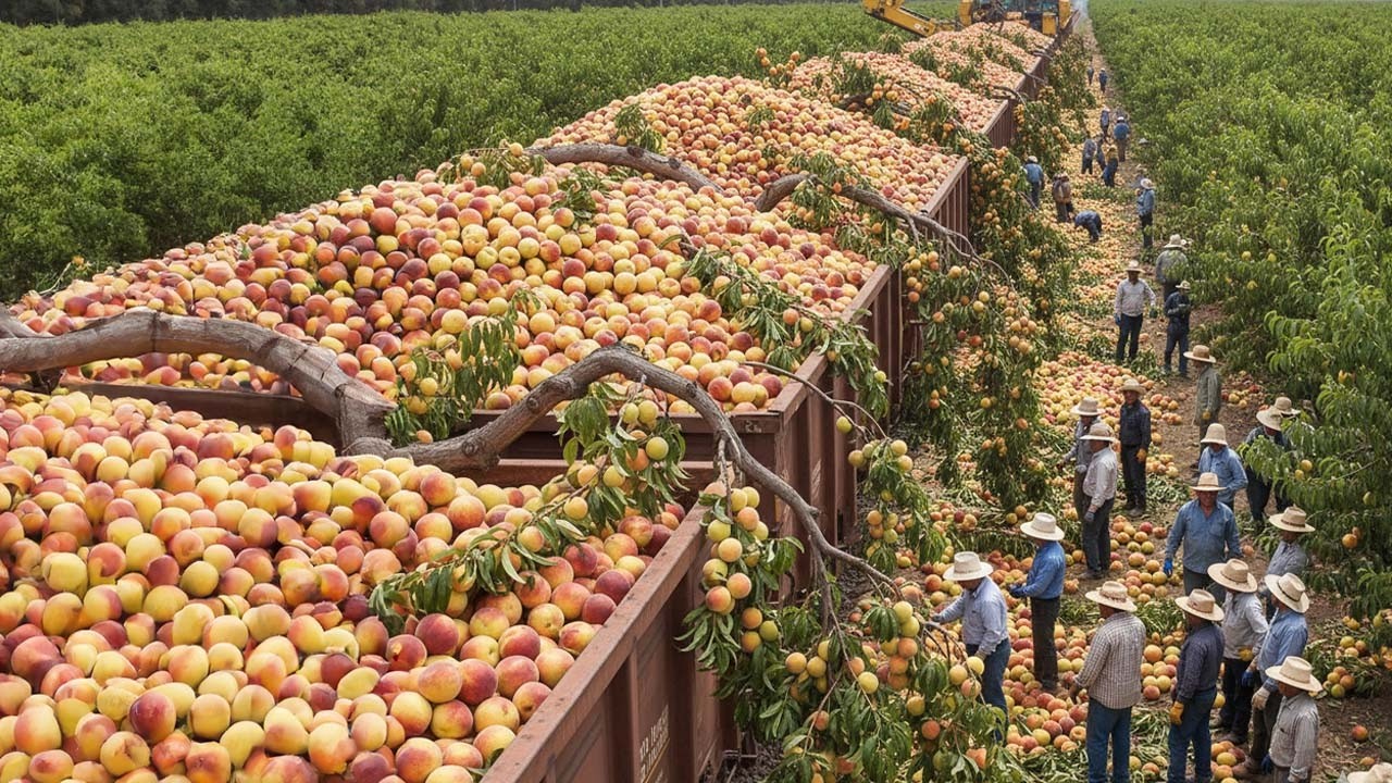 Unbelievable Harvest 2025 - Millions of Tons of Fruits & Vegetables Collected By Modern Machines #2