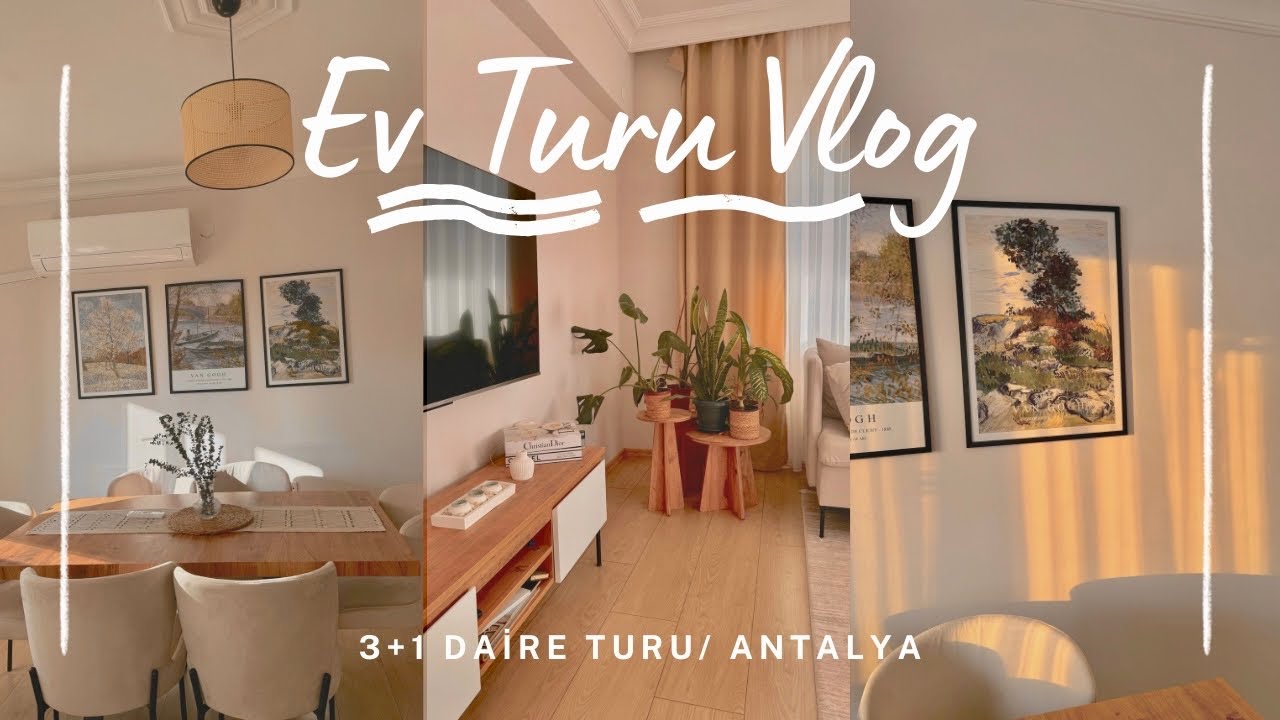EV TURU VLOG / 3+1 140 metrekare Ev Turu