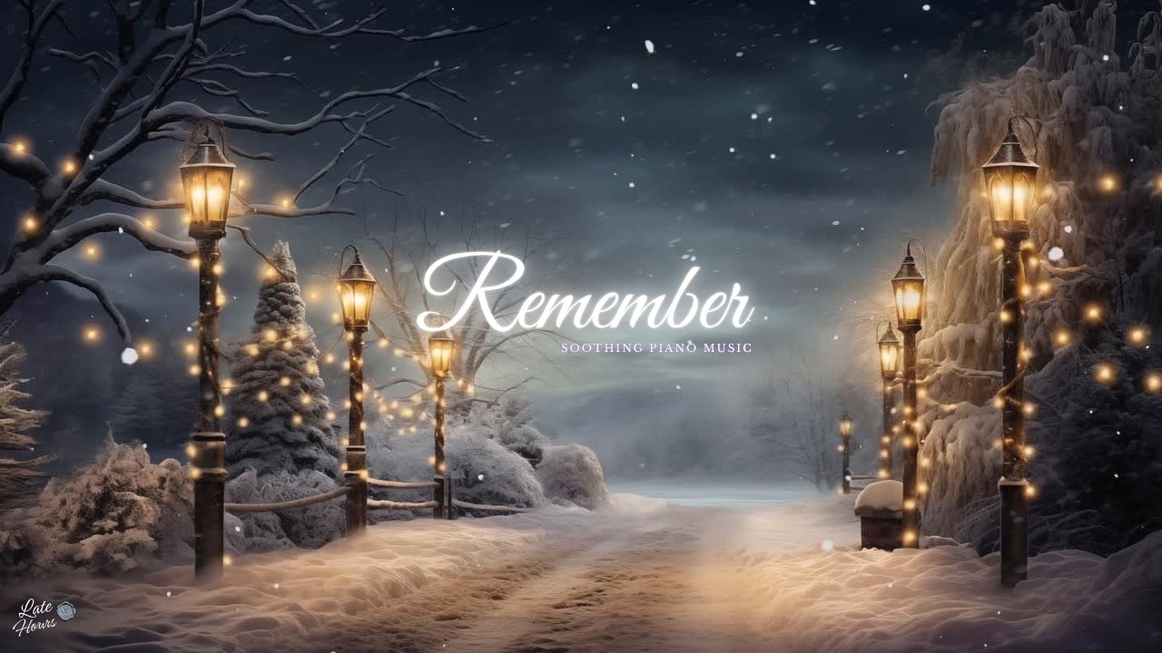 Remember Me | Peaceful Piano for Deep Sleep, Healing & Quiet Winter Nights