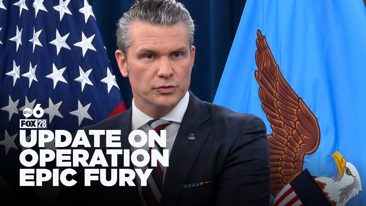 Watch: Defense Secretary Hegseth provides update on Operation Epic Fury
