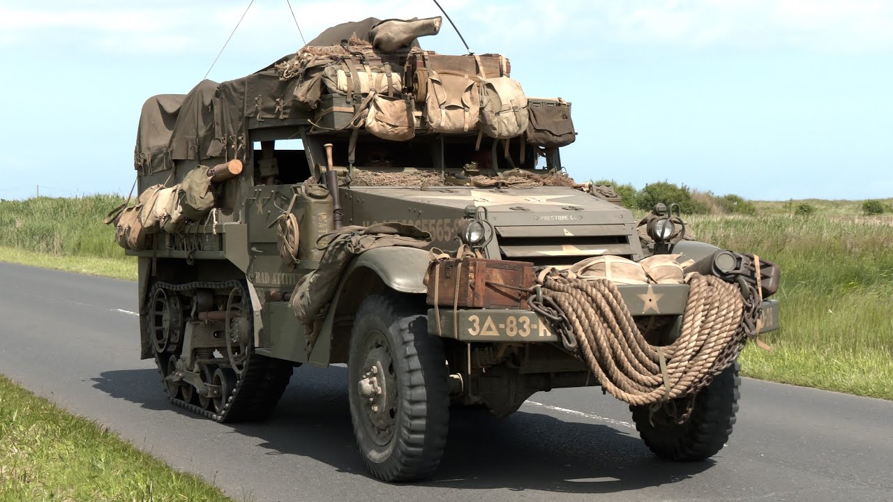 Spotting World War 2 military vehicles during D-Day 80th Anniversary events 🪖