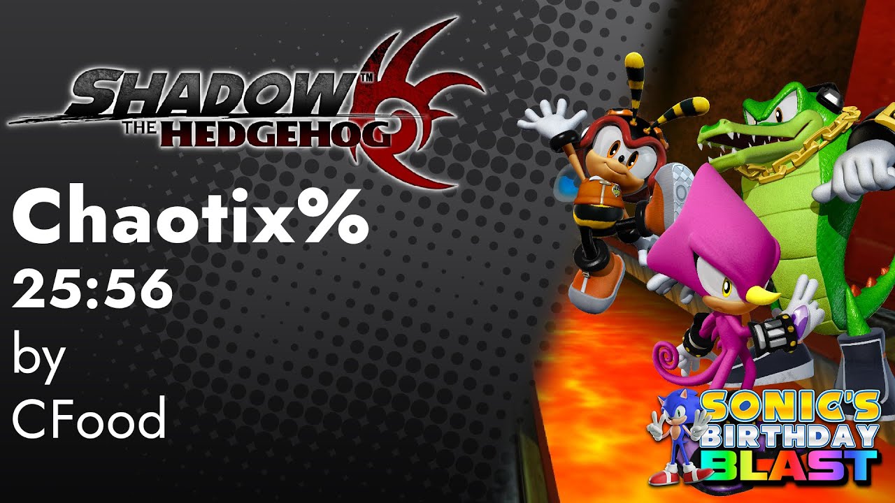 Shadow the Hedgehog - Chaotix% by @CFood0 | Sonic's Birthday Blast '23