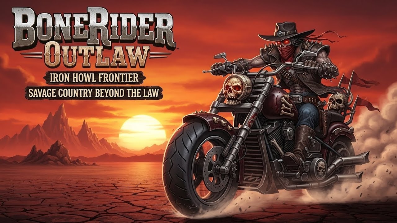 BoneRider Outlaw 🔥 Iron Howl Frontier 🐺 Savage Country Beyond the Law