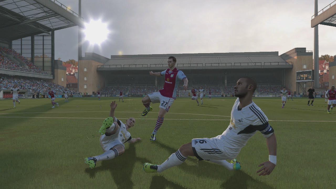 FIFA 14 (PS4): Aston Villa vs Swansea (Full Match)