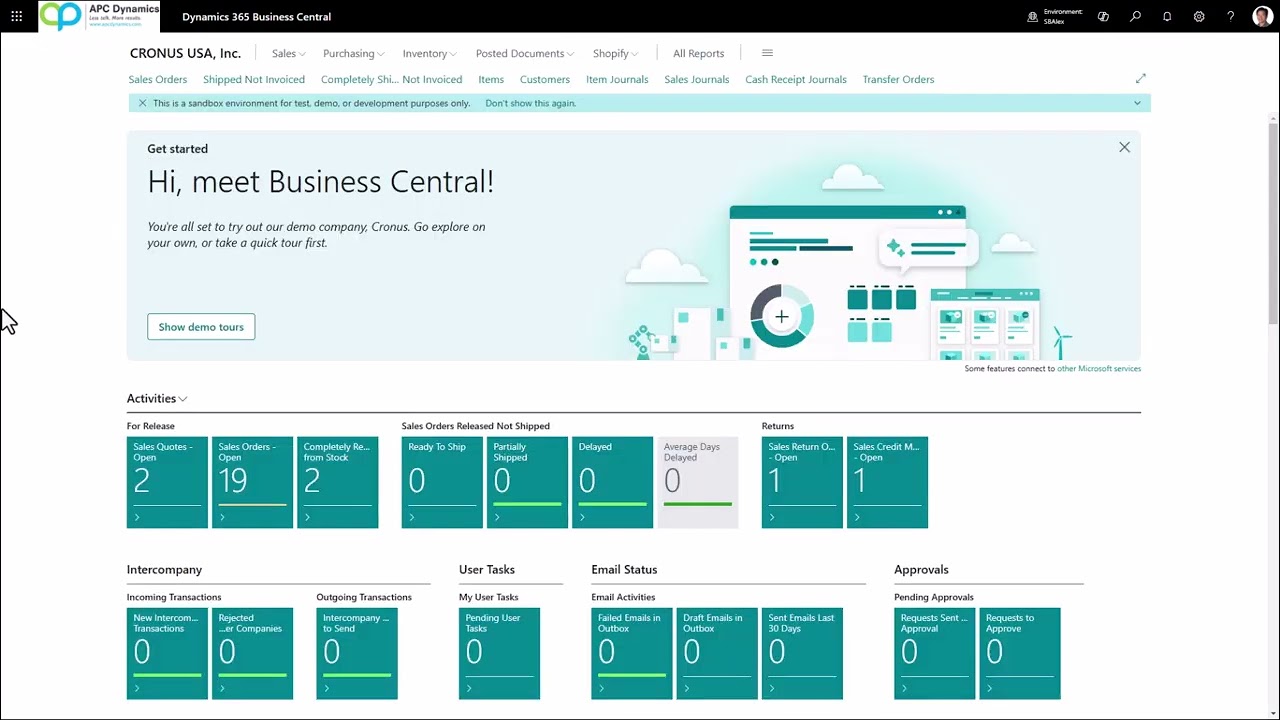 Process Drop Shipment Orders in Dynamics 365 Business Central