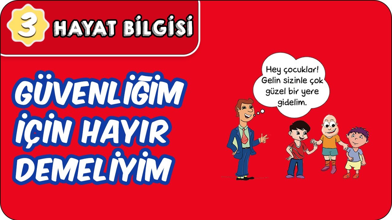 Güvenliğim İçin Hayır Demeliyim | 3. Sınıf Hayat Bilgisi  #evokul Kampı
