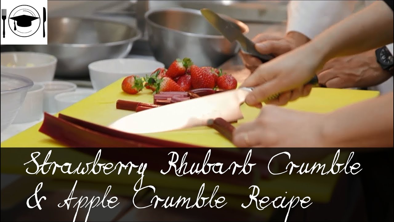 Strawberry Rhubarb Crumble & Apple Crumble Recipe