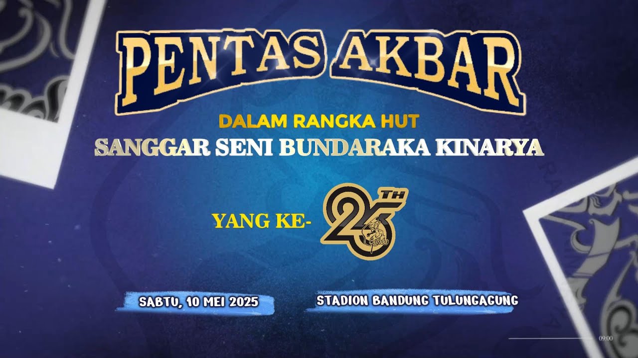 🔴 PENTAS AKBAR | HUT KE - 25 | SANGGAR SENI BUNDARAKA KINARYA