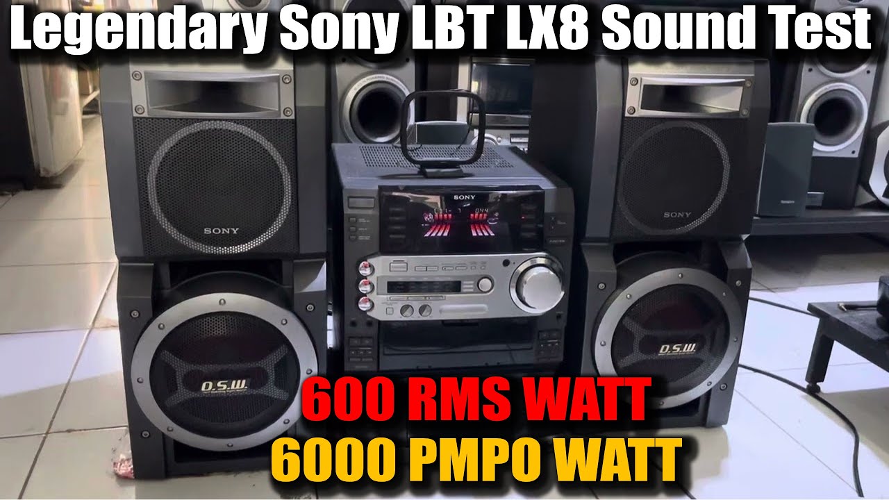 Sony LBT LX8 &mdash; легендарная Hi-Fi-система Sony возвращается! | Тест звука Sony LBT LV80 | Система ...