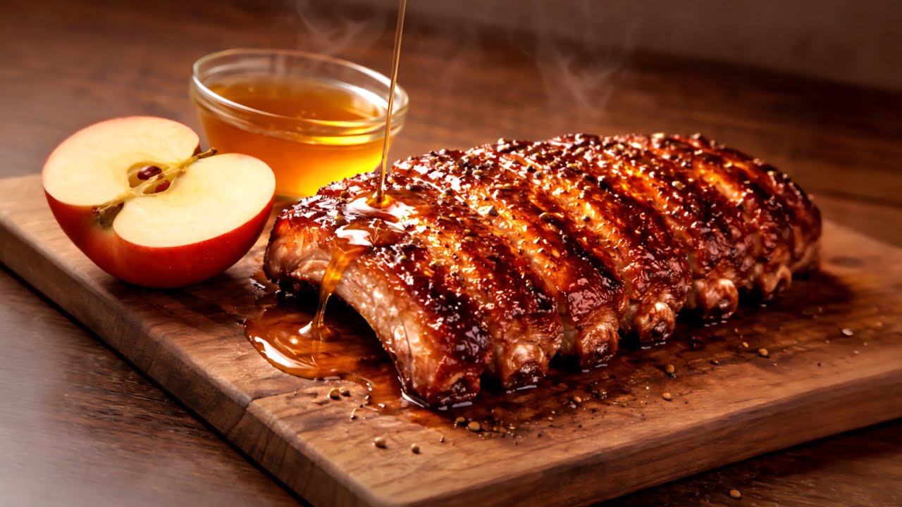You Have To Try The Best Marinade With HomeMade Apple Sauce BBQ BaBy Ribs 