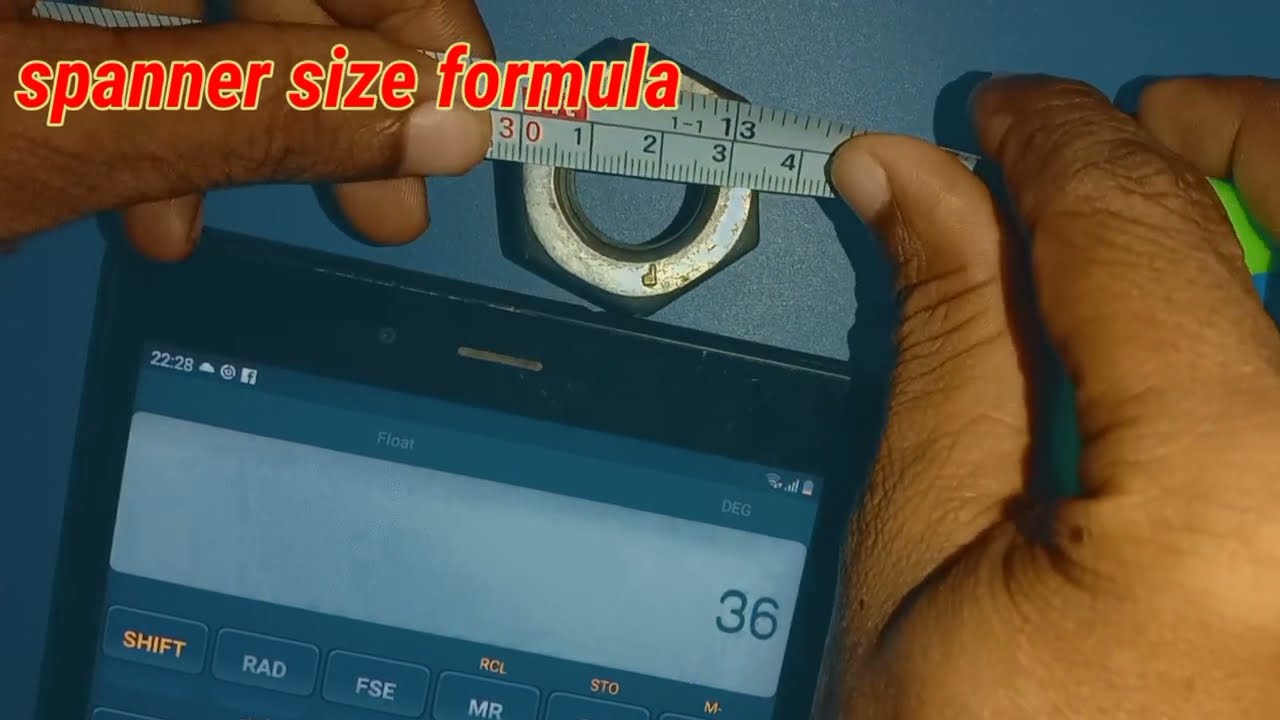 Learn to choose right spanner | spanner size formula | spanner size calculation | spanner choose