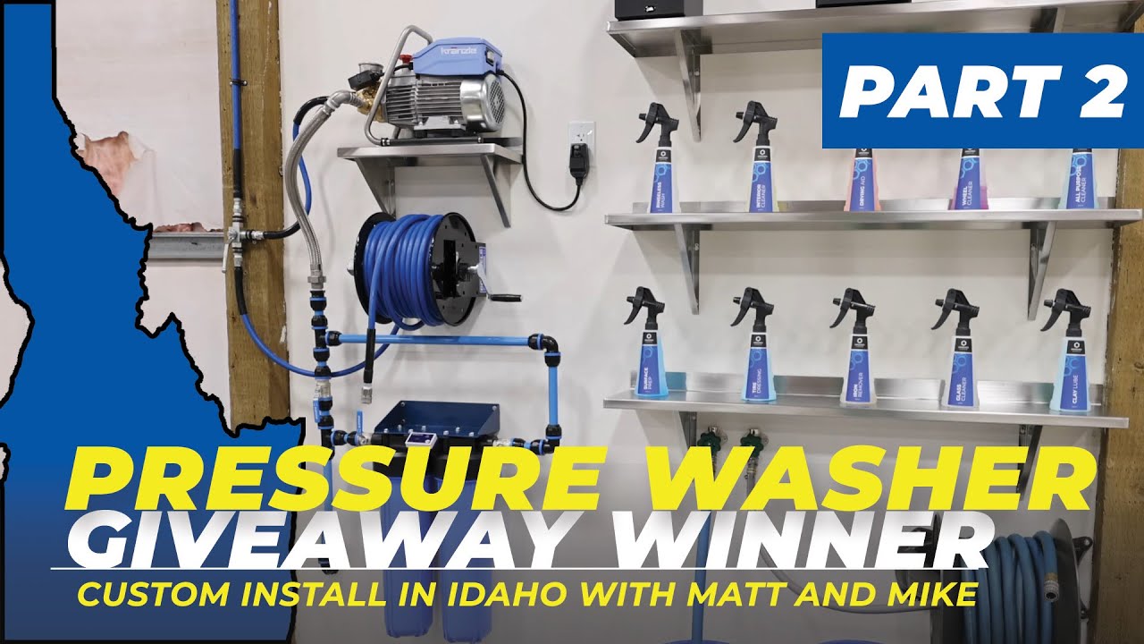 Giveaway Winner: Custom Pressure Washer Install - Part 2