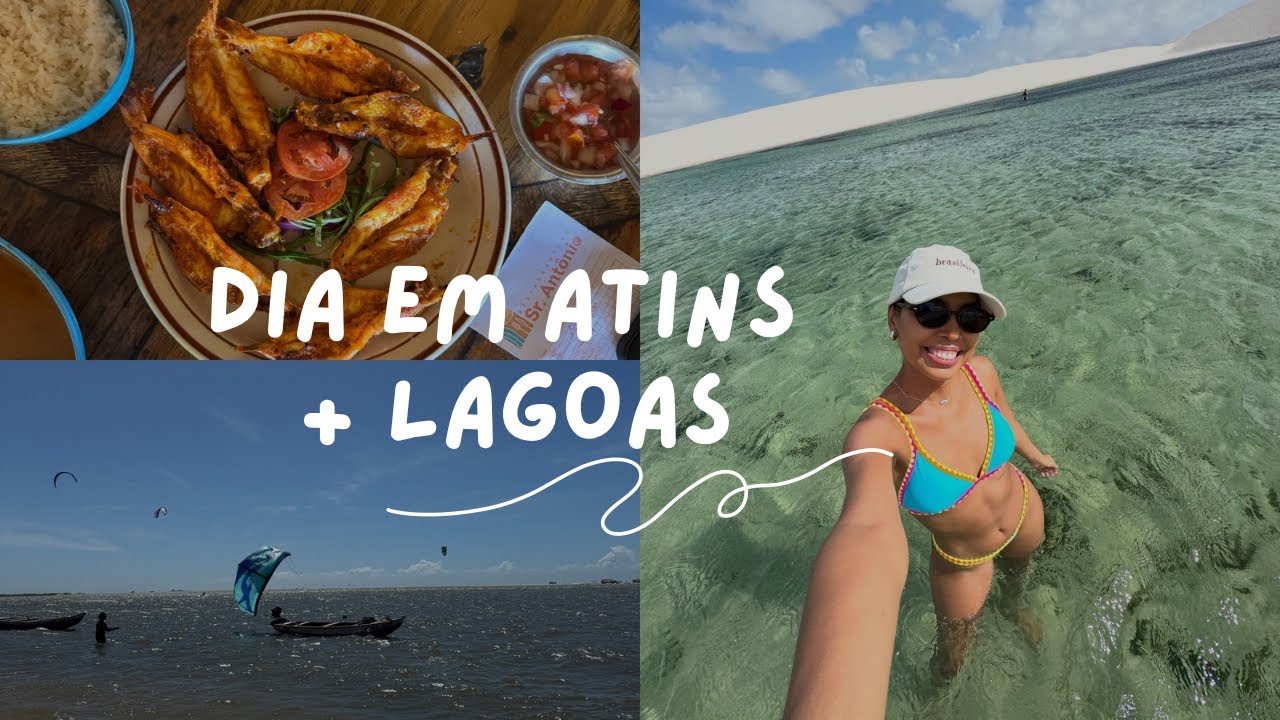 VIAGEM SOZINHA: CANTO DO ATINS, LAGOAS e ALMOÇO NO RESTAURANTE DO SEU ANTÔNIO