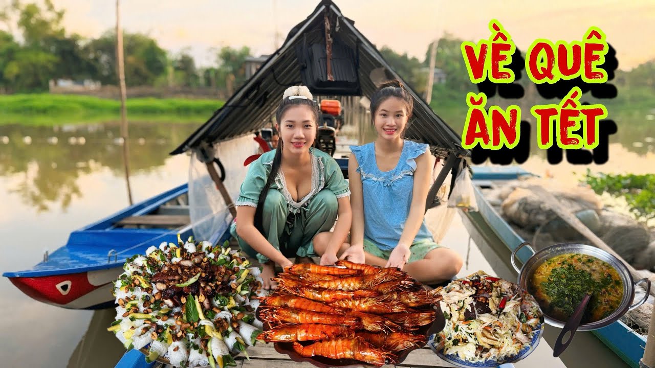 “ VỀ NHÀ ĂN TẾT TÂY “ Sau 3 Tháng Săn Bắt và Mưu Sinh trên đồng nước nổi | Lộc cá lăng 