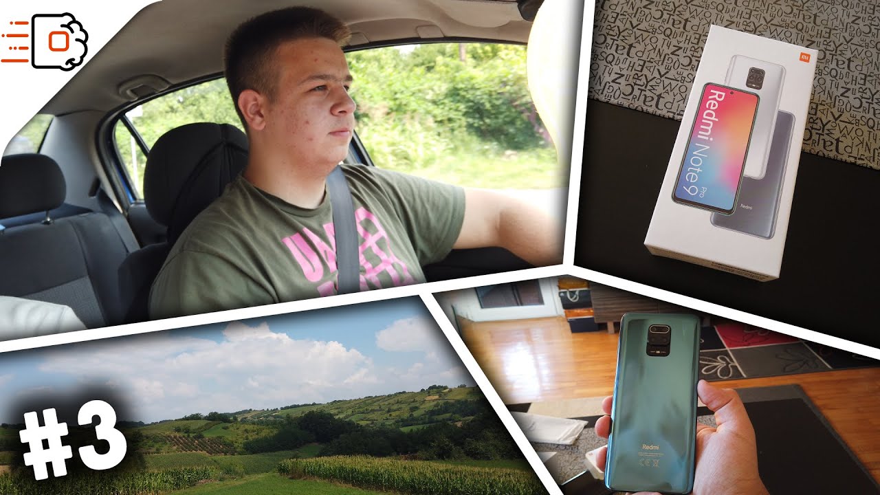 ČEPA PRVI PUT VOZI RAČKETA! STIGAO XIAOMI REDMI NOTE 9 PRO! - VLOG