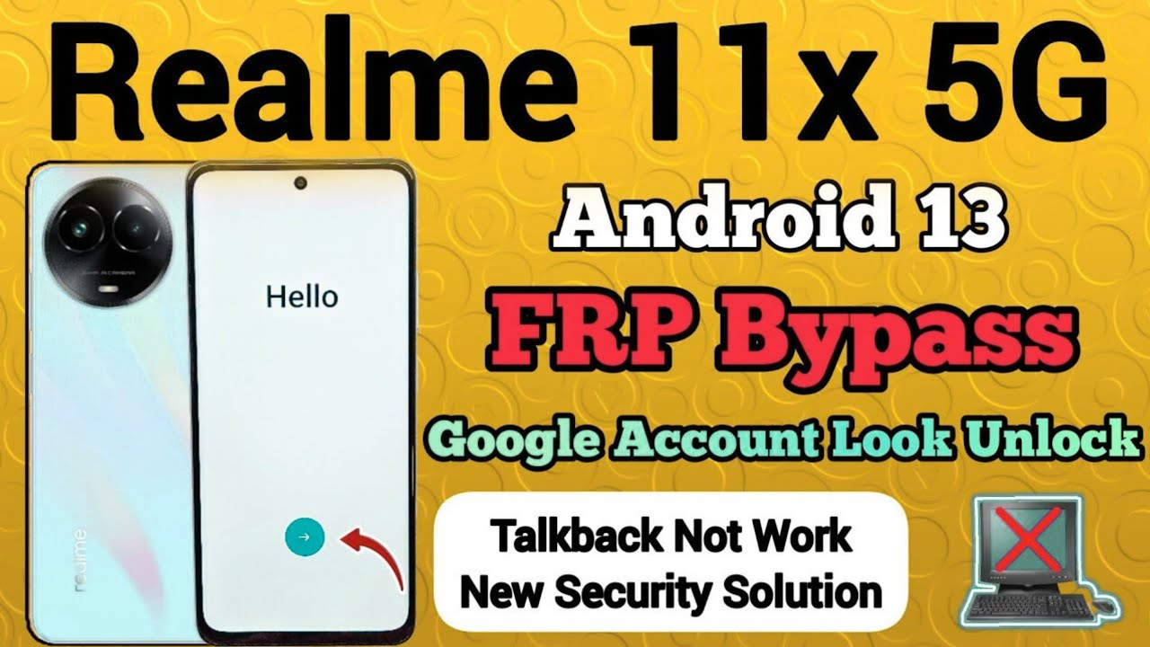 Realme 11X (RMX3785) FRP Bypass 2025 | Google Account Unlock Without PC 🔓 New Trick