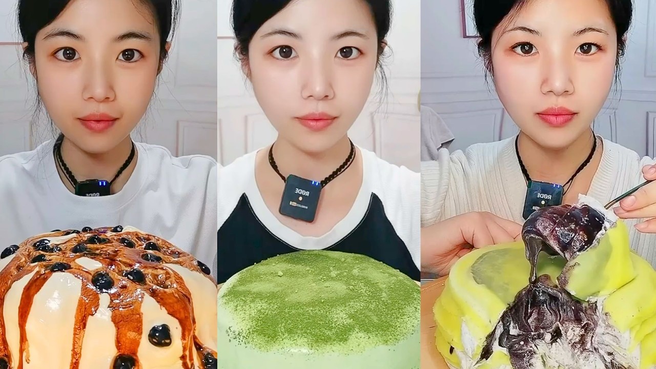 Homemade Cake and Brownie Eating Show | Calm Dessert Mukbang #150
