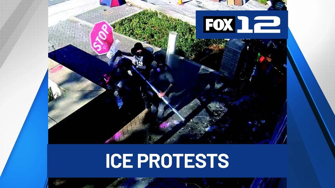 Portland man charged with assaulting federal officer, damaging property during ICE protests