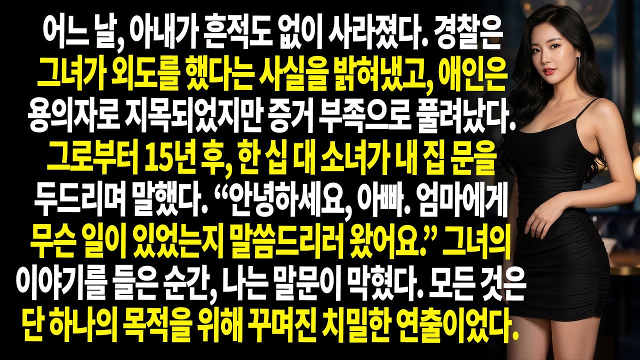 ✈️ 외도한 아내는 애인과의 휴가 이후 흔적도 없이 사라졌다. 그리고 10년 후, 나는 💥충격적인 진실을 알게 되었다.