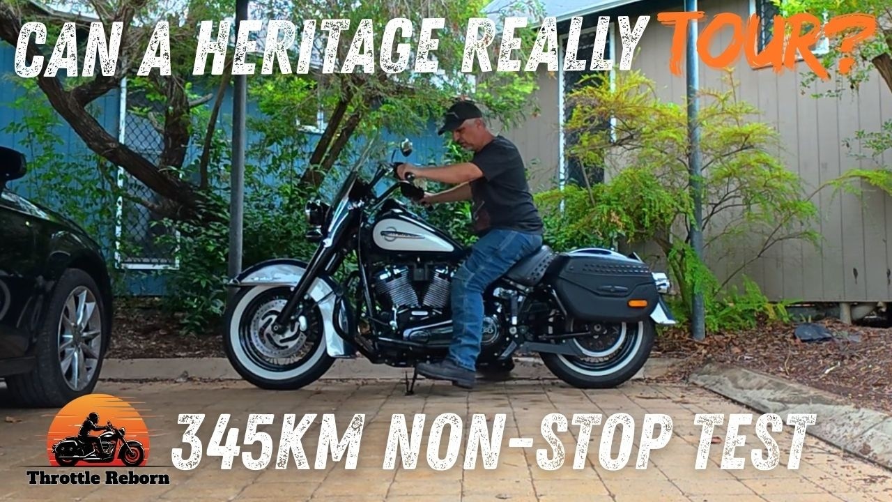 345km Non-Stop at 50 Years Old: Is the Harley Heritage Softail Really Good Enough to Tour?