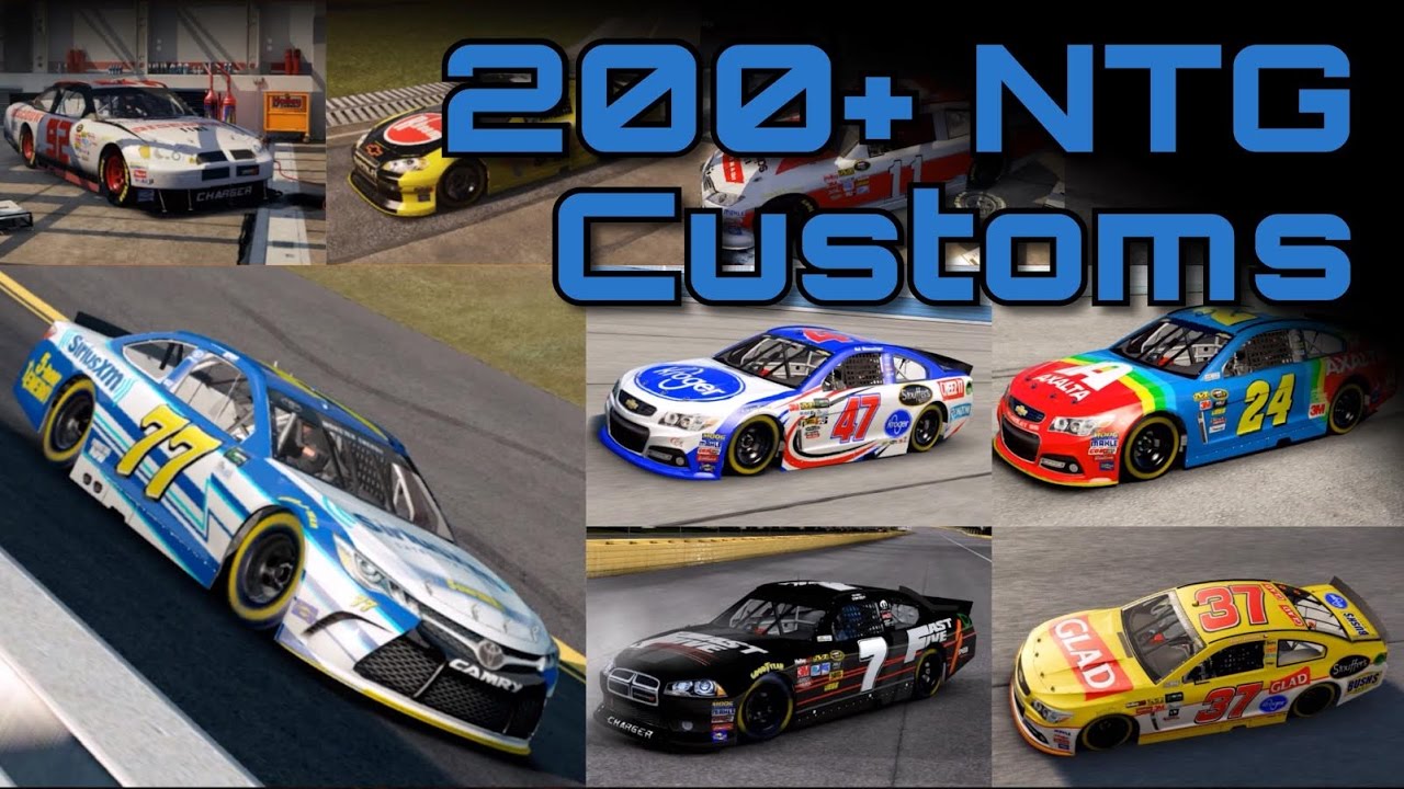 ‪Over 200 NASCAR The Game Custom Paint Booth Schemes - (400 Subscribers Special)‬