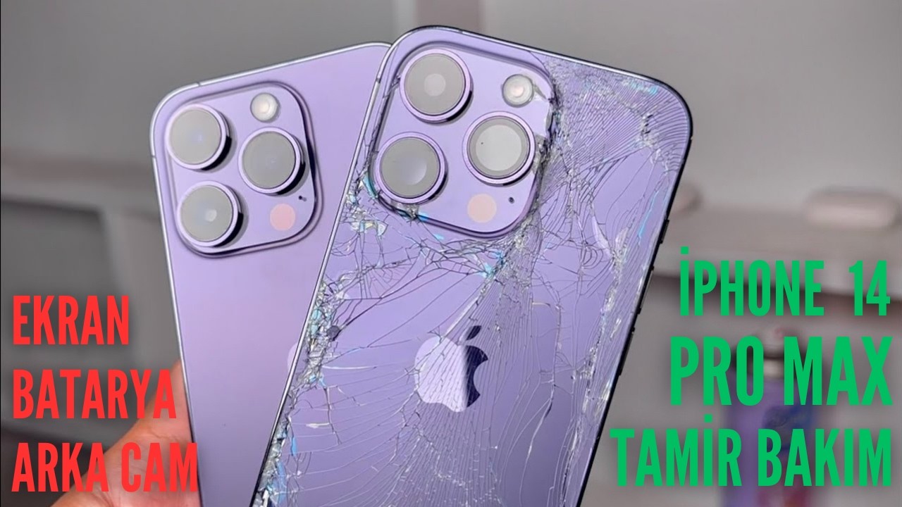 Ben Tamir Ettim İphone 14 Pro Max Ekran , Batarya ve Arka Kapak Değişimi.