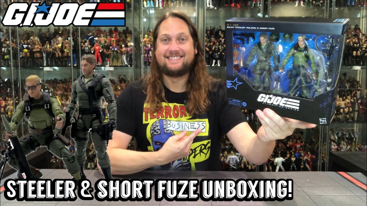 Steeler & Short Fuze GIJOE Classified Series Unboxing & Review!