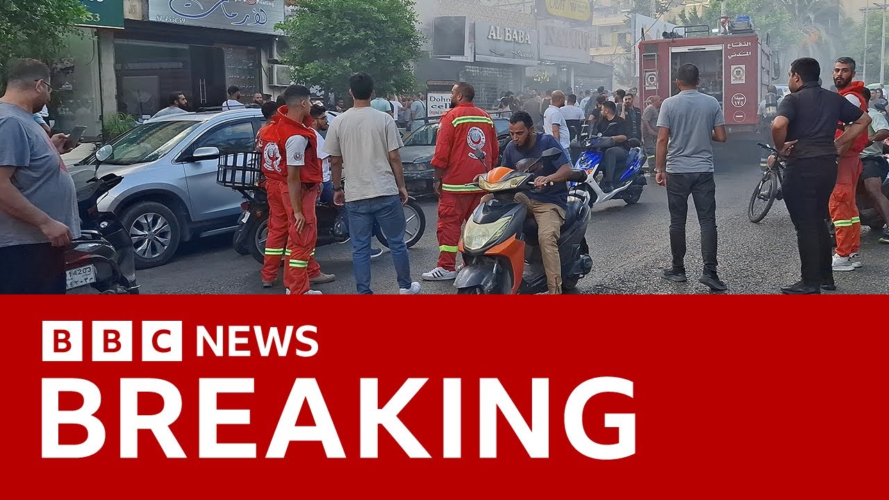 Exploding walkie-talkies in Lebanon kill at least three and injure hundreds | BBC News
