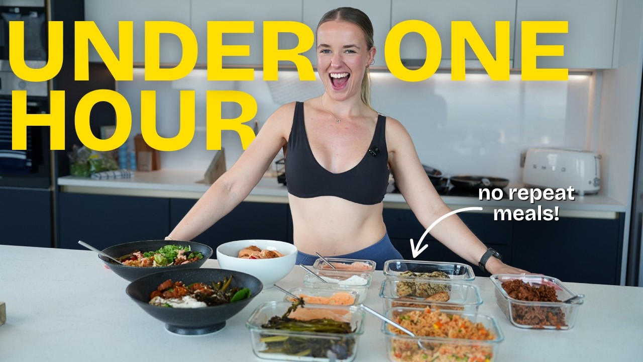 How to Prep High Protein Meals for Fat Loss in Under 1 Hour (Ingredient Prep Method)