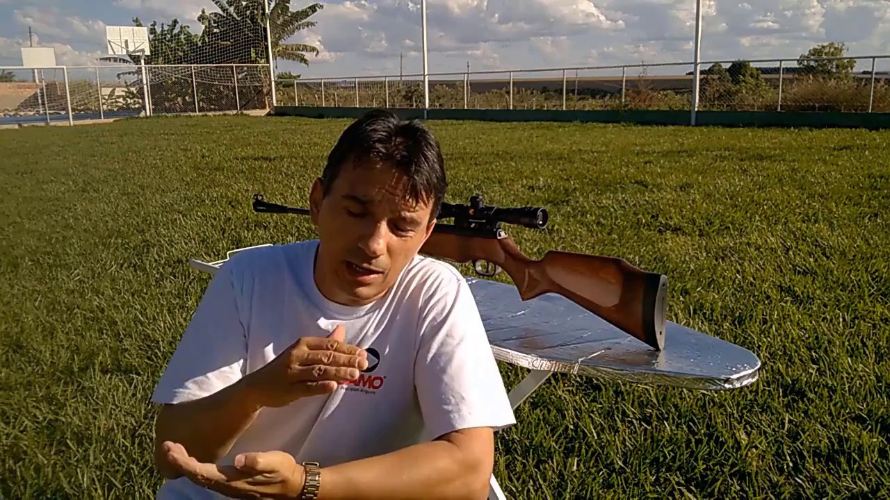 Atirando de várias distâncias com a mesma regulagem de 15m