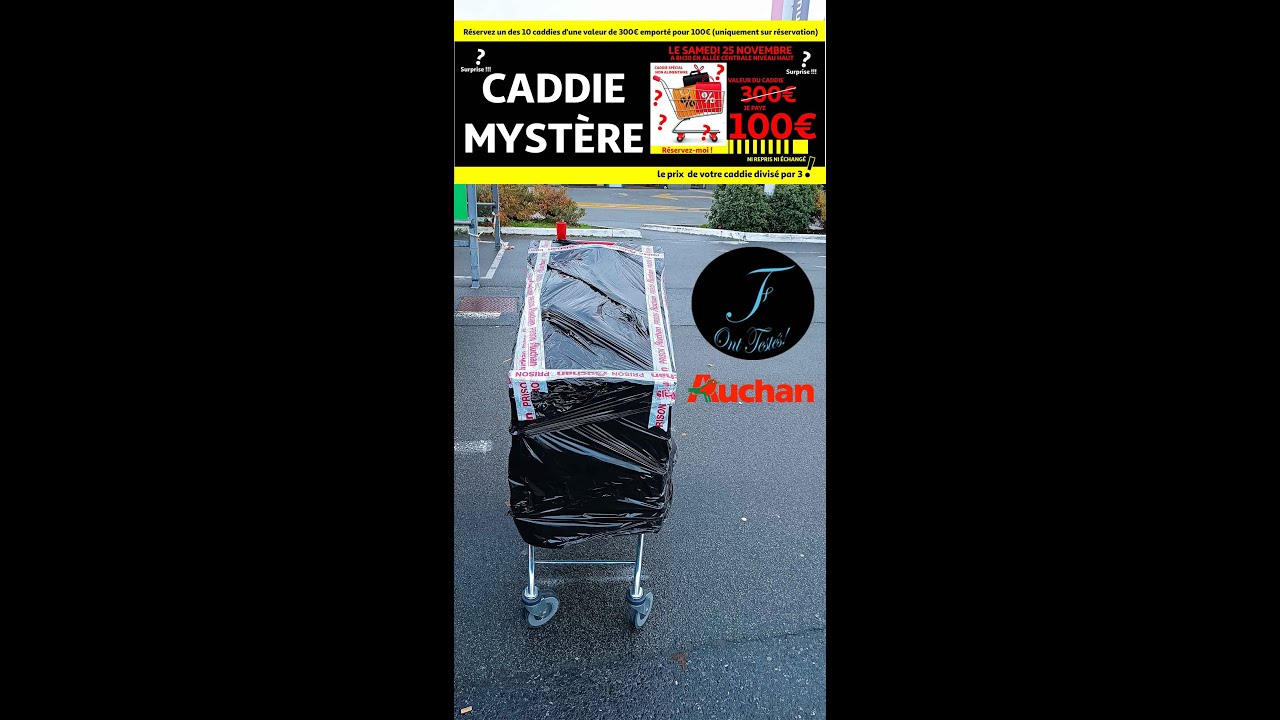 On a testés Caddie Mystère d'Auchan
