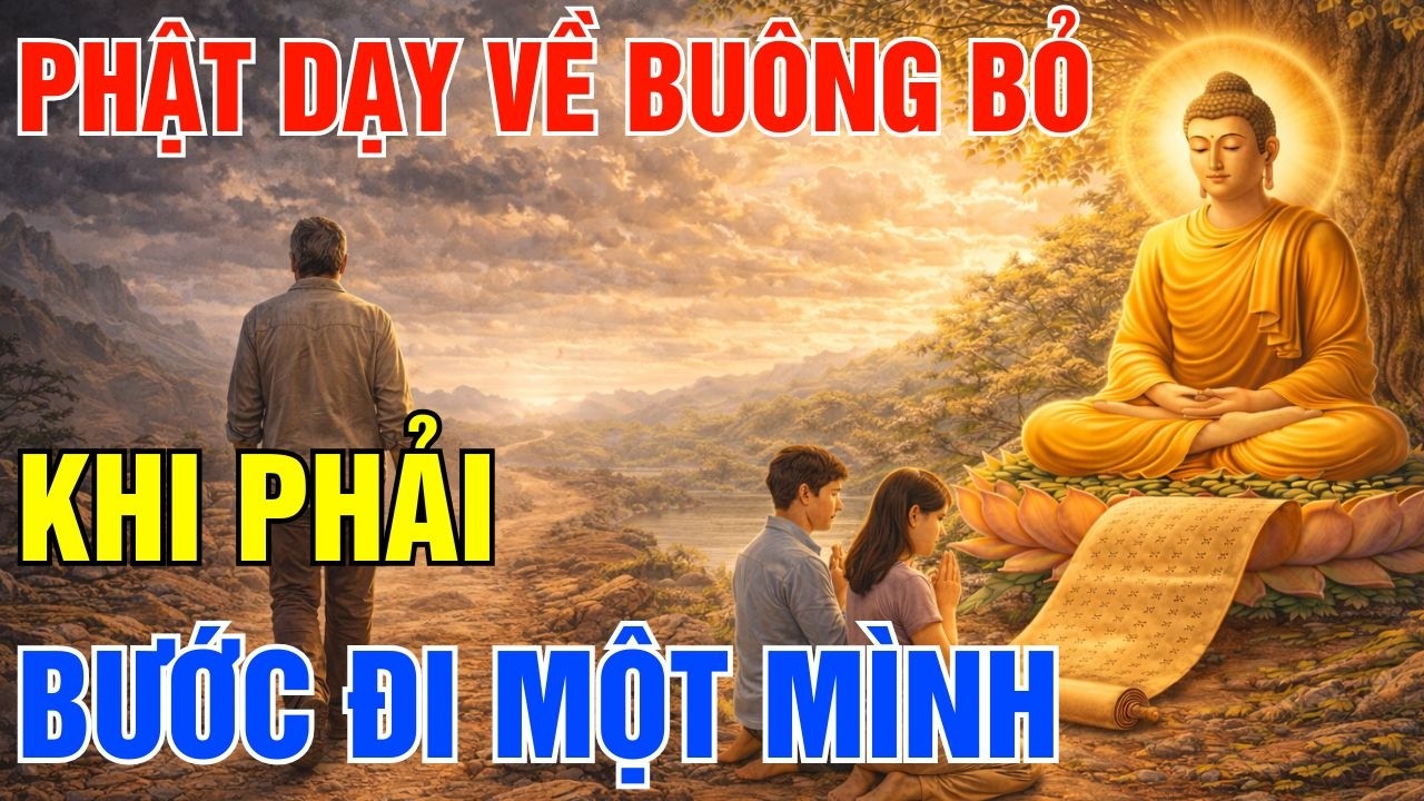 Phật Dạy Về Buông Bỏ Khi Phải Bước Đi Một Mình Để Tâm An Lạc Và Sống Bình Yên| Gieo Bình An