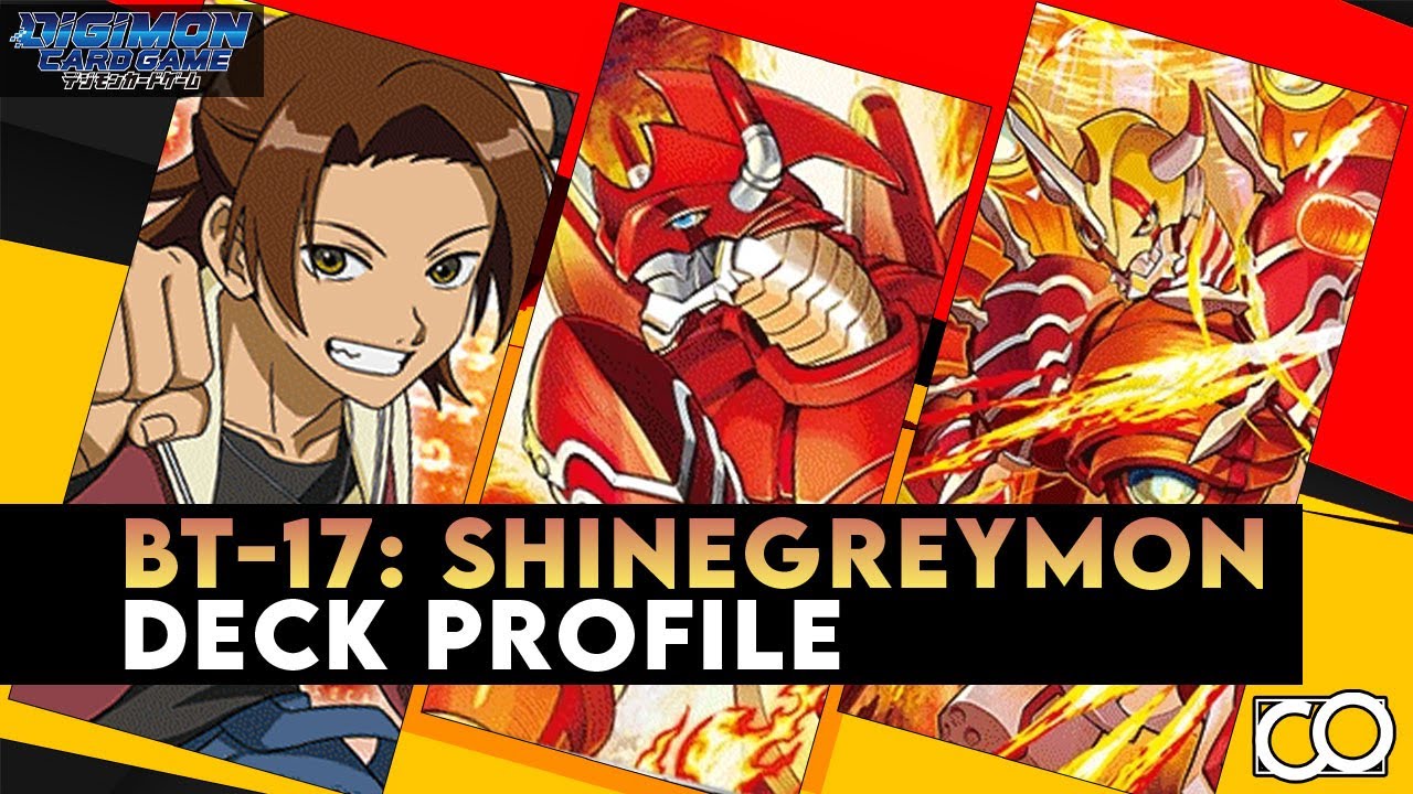 BT-17: ShineGreymon / Marcus for Game Deck Profile (Digimon Card Game)