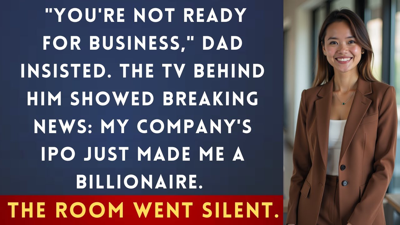 At The Family Meeting They Dismissed Me—Then Saw My Company's Stock Price