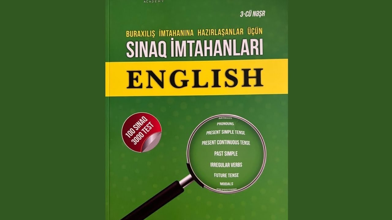 SINAQ 5. Nargiss R.Najaff sınaq imtahanları (2020)