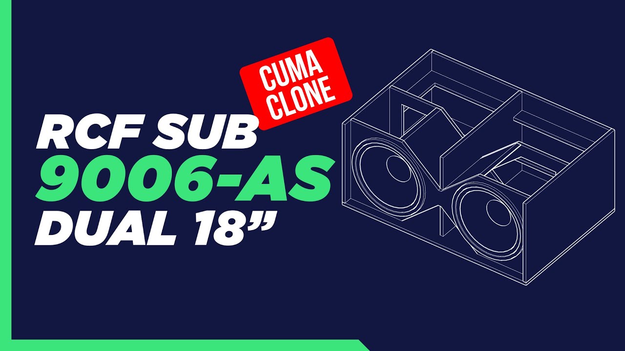 SKEMA RCF SUB 9006-AS SUBWOOFER 2x18 INCH