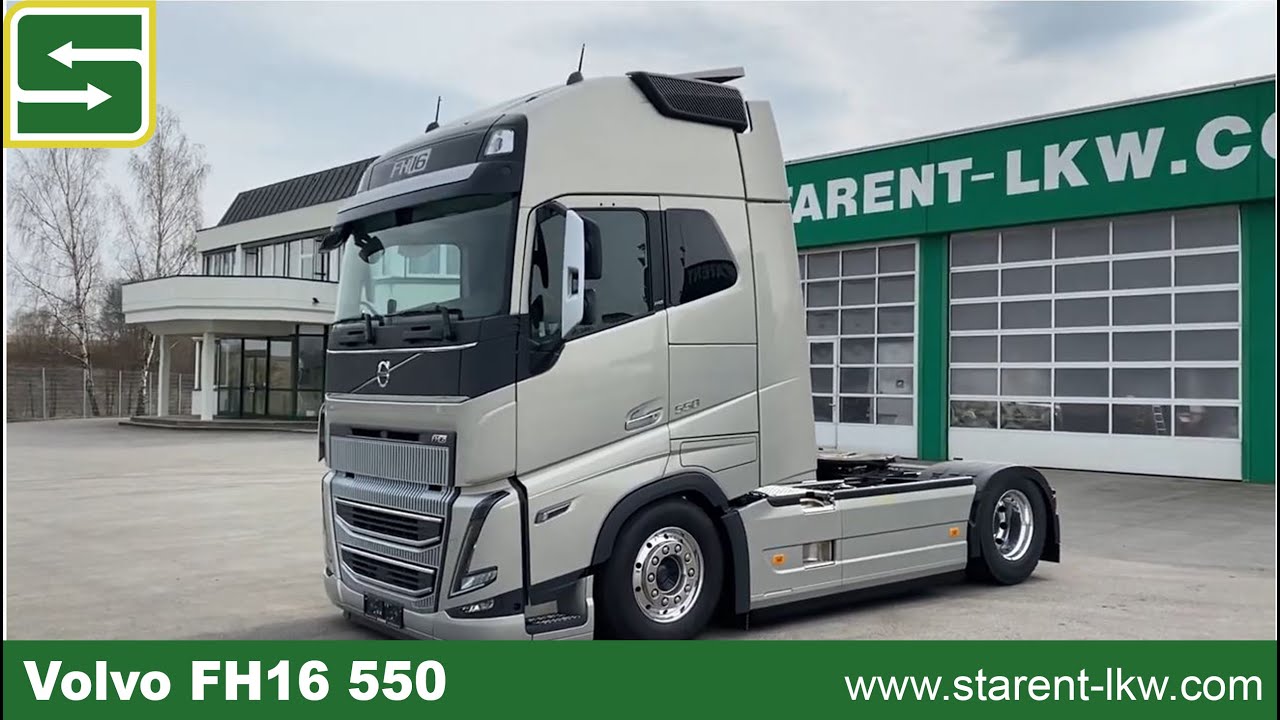 Volvo FH16 550, ALU, Retarder, Vollluftfederung, I-Park-Cool, Vollspoiler, NAVI, www.starent-lkw.com