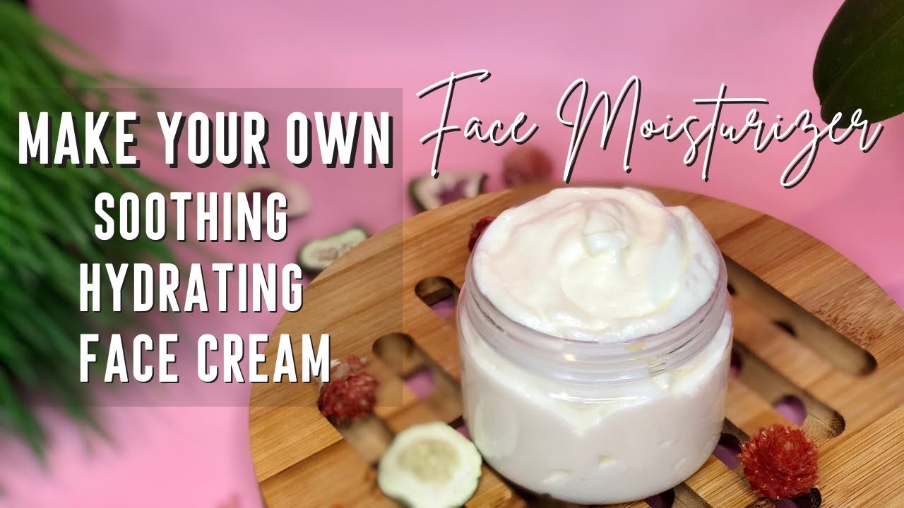 How to Make HYDRATING Face Cream at home | DIY MOISTURIZER FOR DRY SKIN