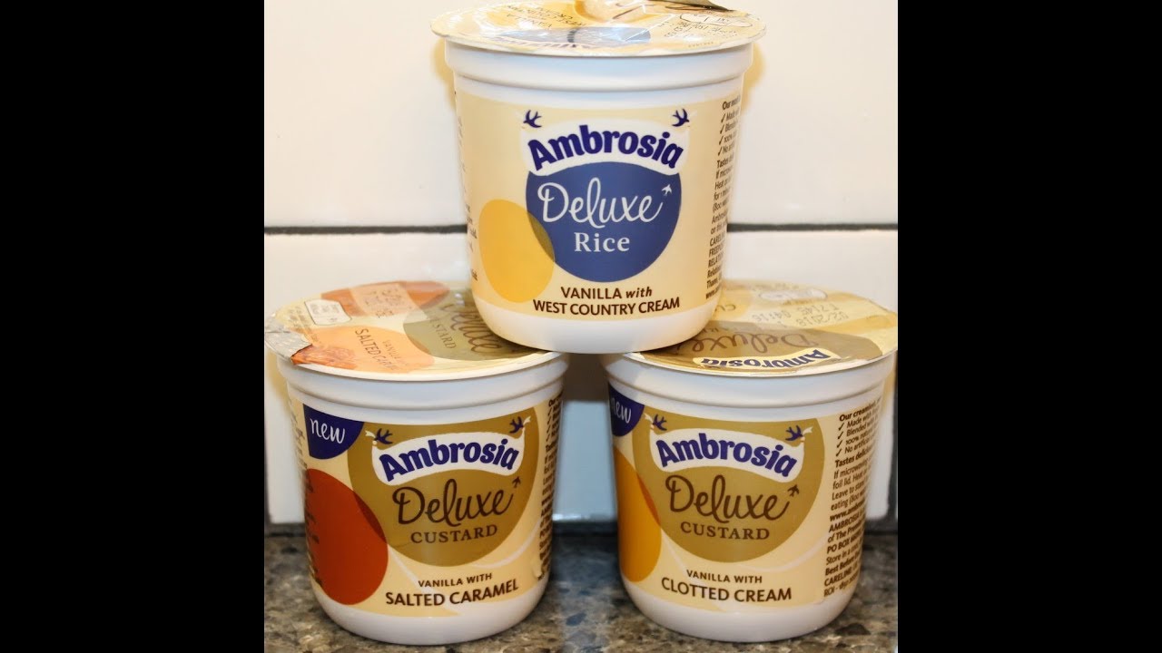 Ambrosia Salted Caramel & Clotted Cream Deluxe Custard and West Country Cream Deluxe Rice Review