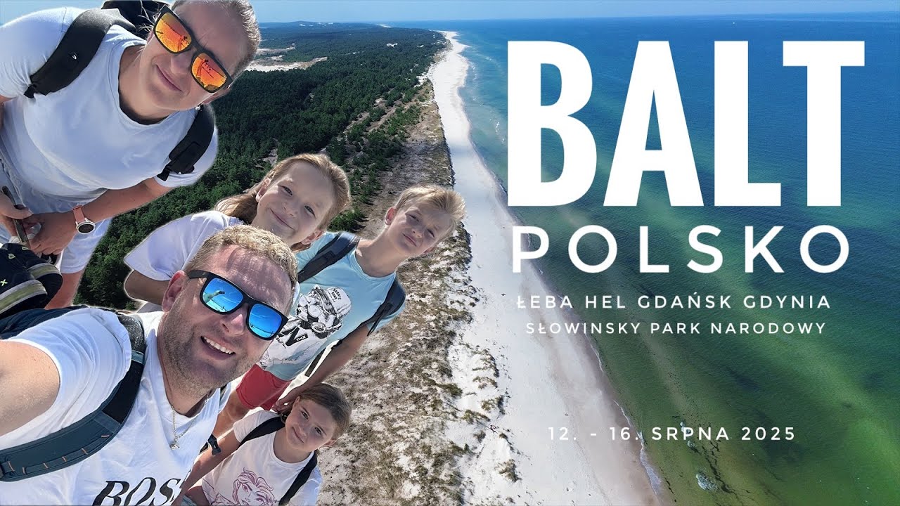 Polsko Balt 2025 | 12. - 17. 8. 2025 |Leba | Hel | Gdyně | Gdaňsk | Slowinský národní park