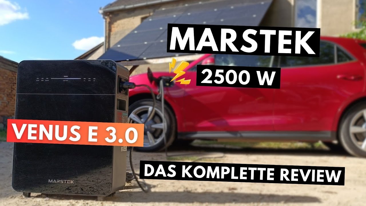 MARSTEK VENUS E 3.0 AC Speicher mit 5 kWh - Das komplette Review - 0 Einspeisung mit bis zu 2500W !