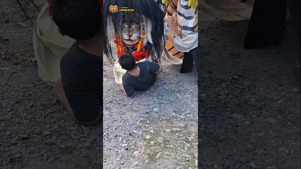 Si Gendut Dikeroyok Barongan Galak #shorts