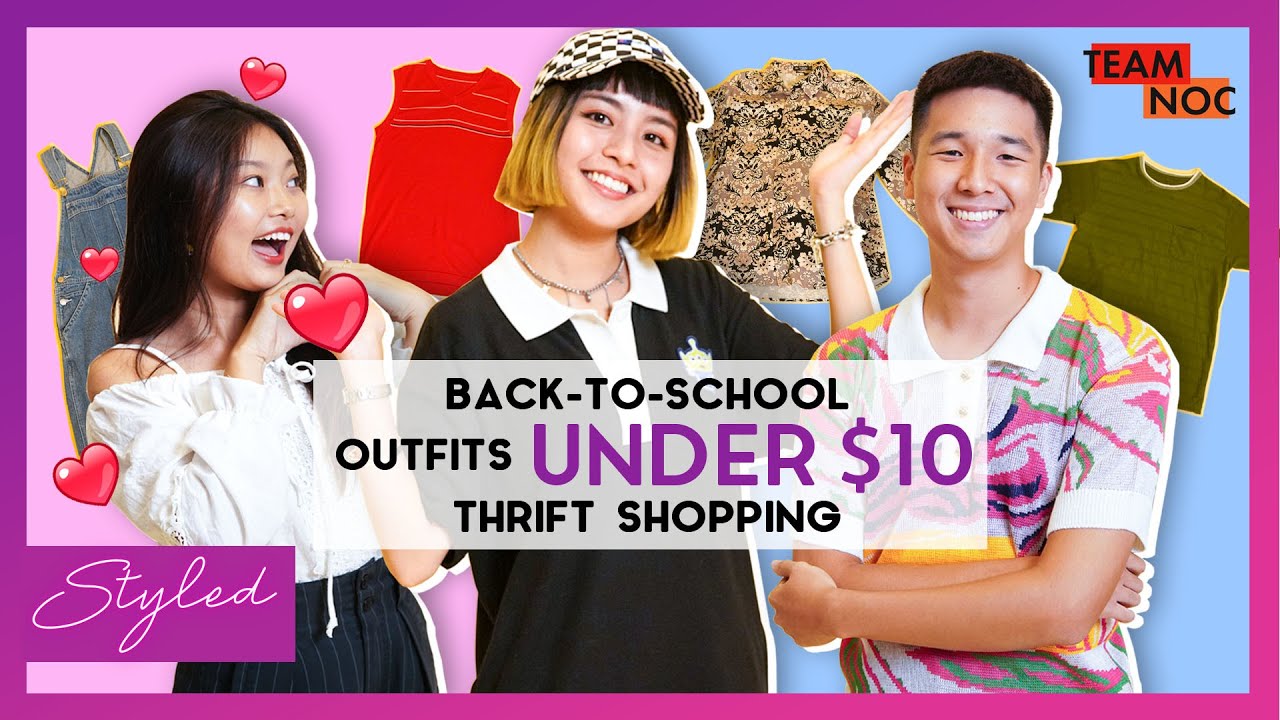 Back-To-School Outfits UNDER $10! Thrift Shopping