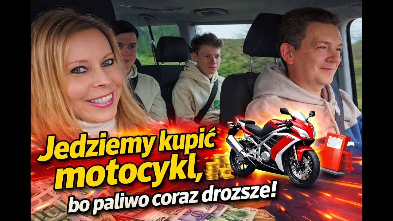 Paliwo za drogie? Jedziemy po motocykle!
