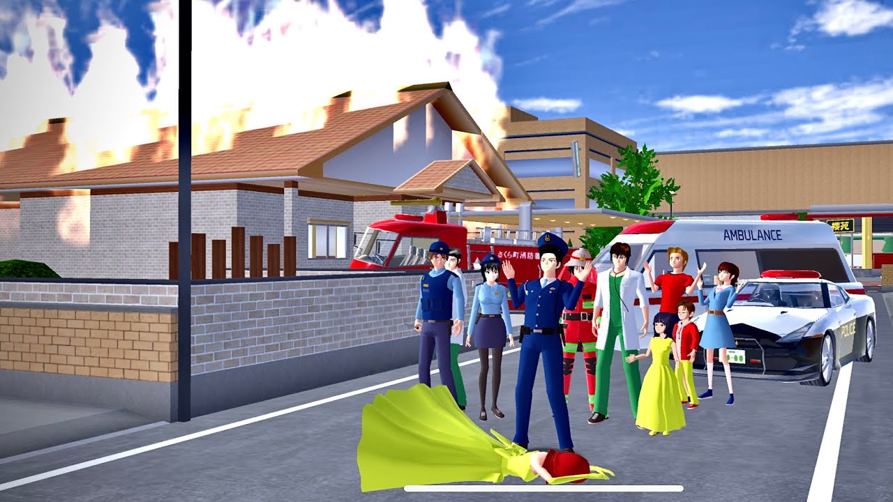 Rina Caught fire in House 🔥👹😱 #sakuraschoolsimulator #sakura #sss #video #tranding #foryou #gaming 