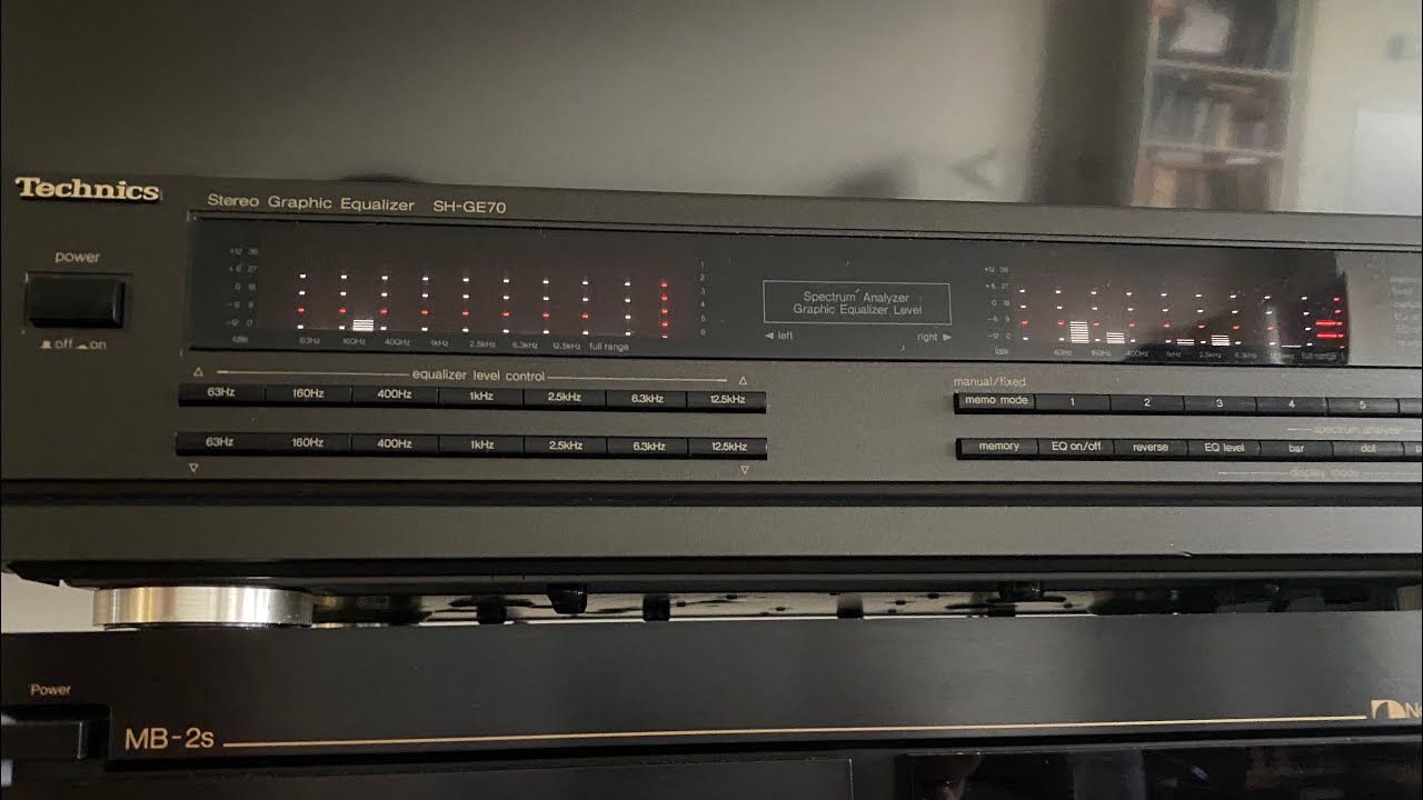 Очистка эквалайзера Technics SH-GE 70