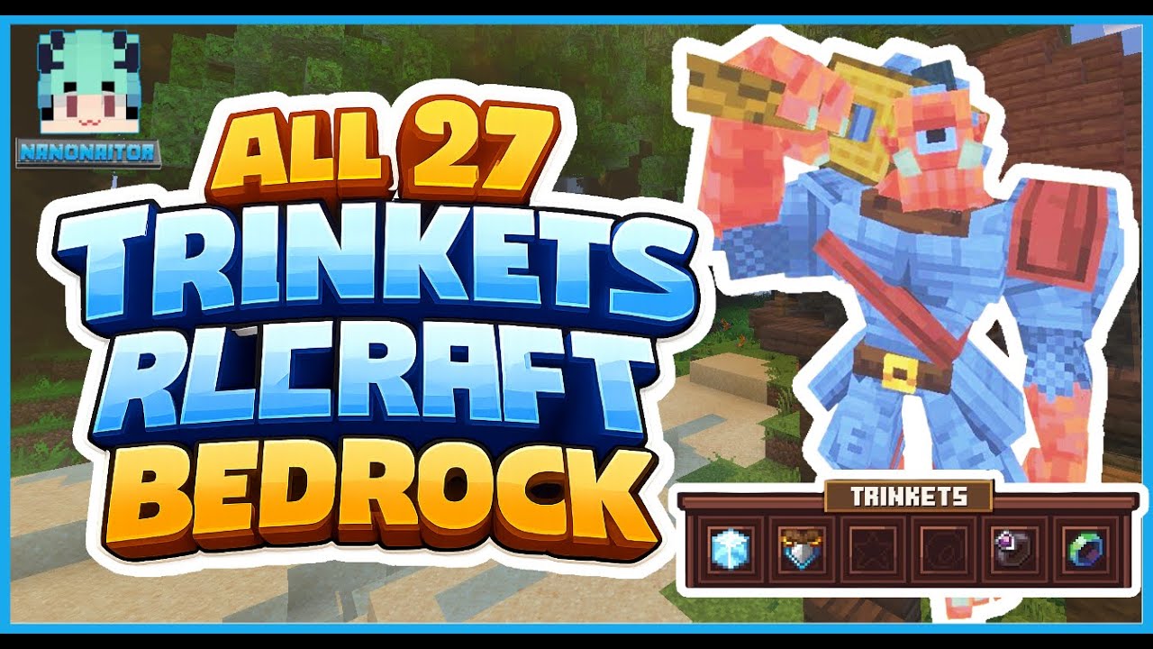 Complete Guide to get All 27 Trinkets 🗡️ | RLCraft Bedrock Edition