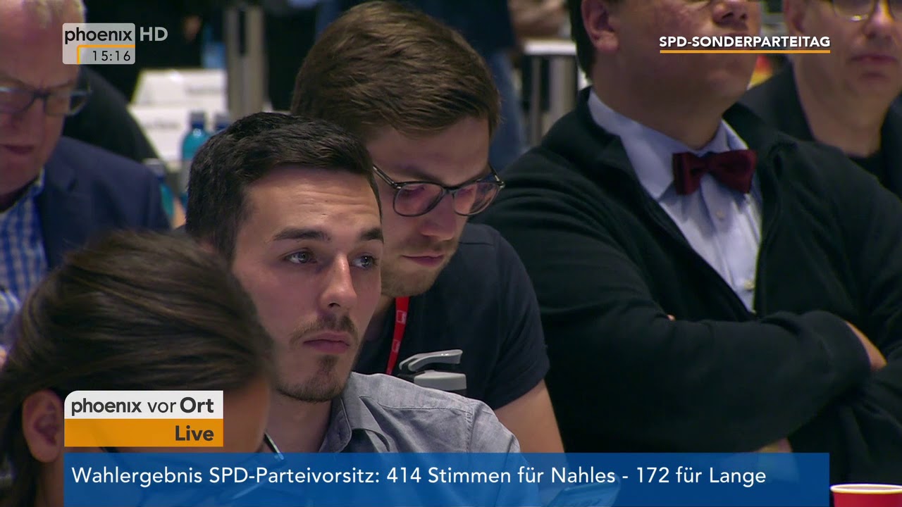 SPD-Parteitag: Aussprache der Delegierten vom 22.04.2018
